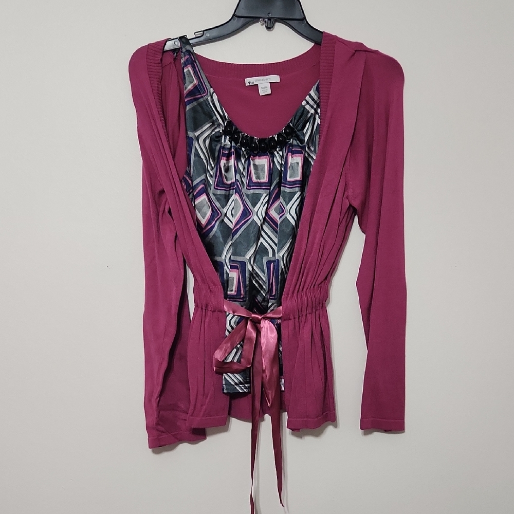 Dressbarn Fuchsia Knit Top